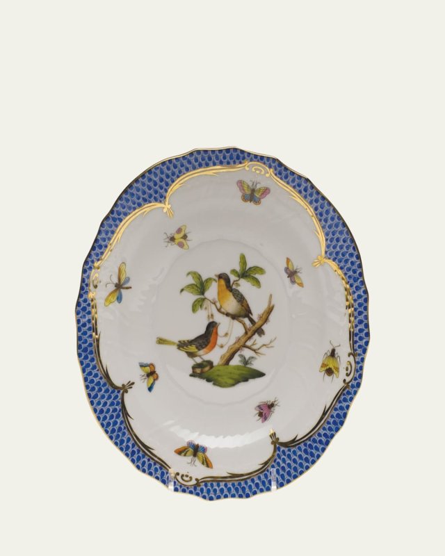Rothschild Blue Motif 08 Salad Plate